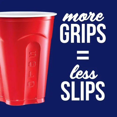 Vista 6 de SOLO Cup Company Red Squared Plastic Party, 18 onzas, 200 unidades, 50 unidades (paquete de 4)