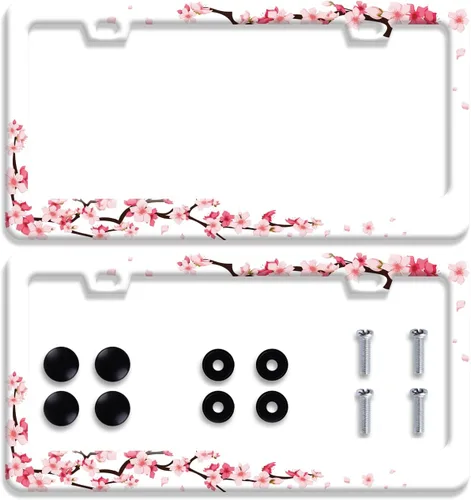Vista 10 de No hay problema, ahora tenemos un problema el marco de matrícula se adapta al estándar de EE. UU Stainless Steel With Screws Rust Resistant For
