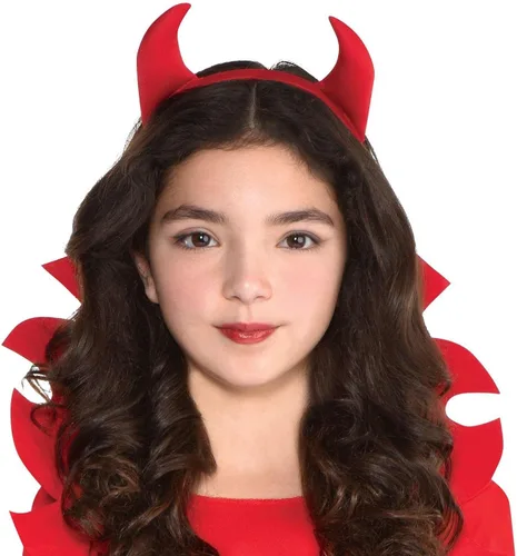 Vista 3 de Suit Yourself Disfraz de diablo de Halloween para niñas con accesorios Rojo