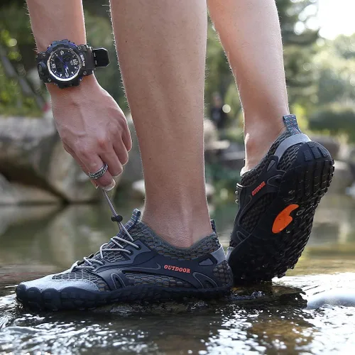 Vista 7 de AFT AFFINEST Zapatos acuáticos para hombre y mujer, zapatos acuáticos de secado rápido, zapatos de playa descalzos para natación, piscina, yoga