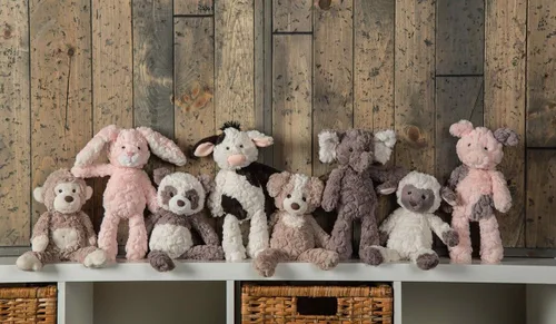 Vista 4 de Mary Meyer - Conejo de peluche de la colección Putty Nursery, vaca, 1 unidad (paquete de 1)