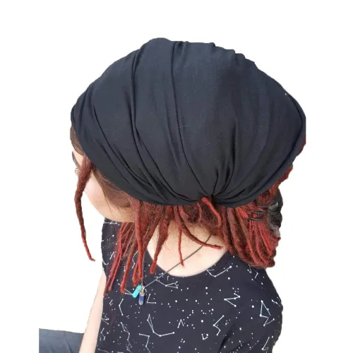 Vista 3 de Tubo de rastas unisex de algodón Spandex 4 embalado, Juego largo, 3 paquetes, Talla única