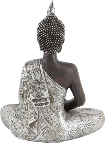 Vista 3 de 8 Pulgadas Estatua Paz Armonía Thai Buda meditando.