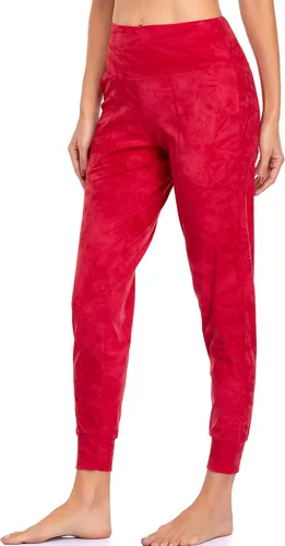 Vista 60 de Oalka - Pantalones deportivos para mujer, con cintura alta y bolsillos, para hacer deporte, yoga y entrenar