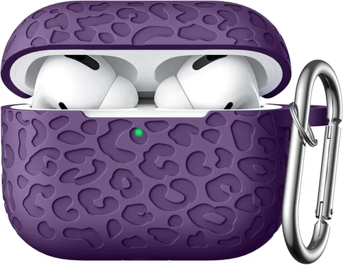Vista 50 de Funda para Airpod Case y 2ª Generación con Diseño Leropard Grabado Compatible con Apple AirPods 2ª/1ª Generación de Carga, Bonita Protección