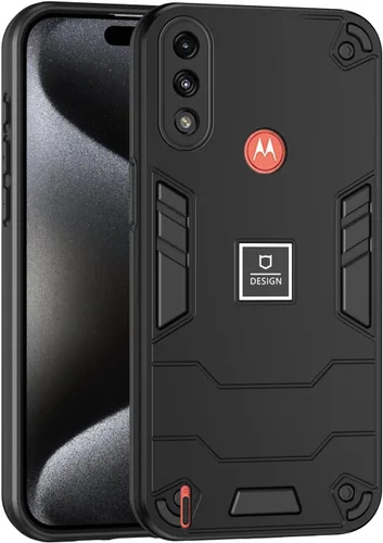 Vista 101 de Funda compatible con Redmi A1, compatible con Redmi A2 2 en 1 [PC dura + TPU], funda de teléfono negra