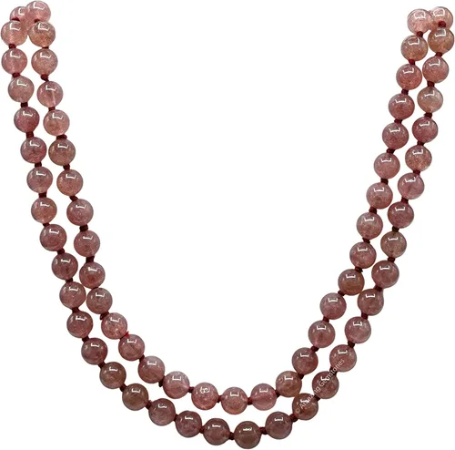 Vista 6 de Amazing Gemstone Japa Mala - Collar de 108 cuentas de oración y pulsera de muñeca Mala para meditación