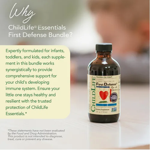 Vista 3 de Childlife 3 Pack Soporte Inmunitario: Primera Defensa, Vitamina C, Echinacea