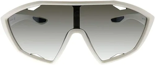 Vista 2 de Prada PS 10US TWK5O0 Gafas de sol de plástico blanco ojo de gato, lente de espejo plateado