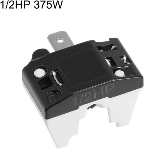 Vista 2 de uxcell Protector de sobrecarga térmica para refrigerador, 2 piezas, 1/2 HP 375 W, pieza de repuesto para compresor de congelador BT76-120