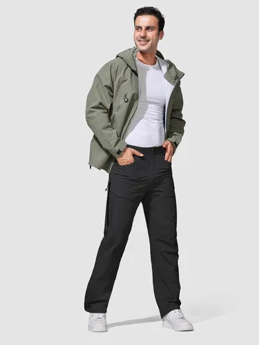 Vista 7 de FREE SOLDIER Men's Hiking Pants Water Resistant Quick Dry Lightweight Tactical Cargo Work Pants for Travel Outdoor