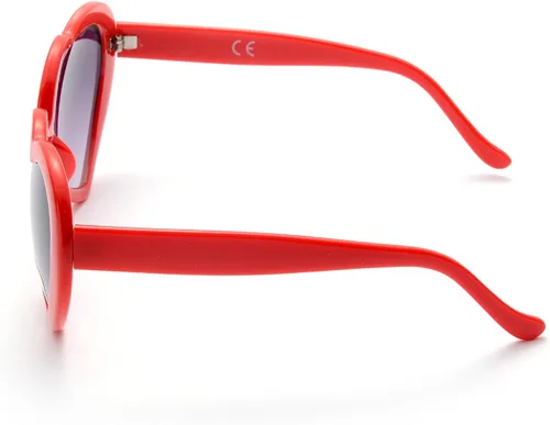 Vista 5 de Gafas de sol de fiesta corazón para niños adultos 12pcs protección UV neón