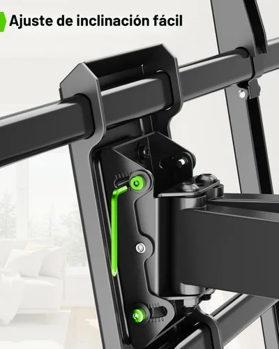 Vista 5 de USX MOUNT Soporte de pared de TV de movimiento completo resistente para televisores de 60 a 120 pulgadas, soporta 220 libras, soporte de pared