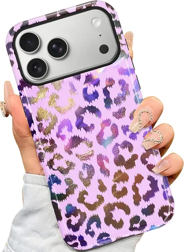 Vista 36 de AIGOMARA - Carcasa magnética para iPhone 11, diseño de leopardo negro