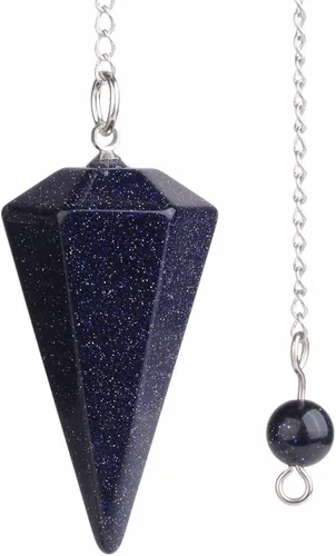 Vista 26 de Justinstones - Dije de piedras preciosas con cristales de roca hexagonales en punta reiki chakra