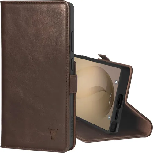Vista 11 de TORRO Funda de cuero compatible con Samsung Galaxy S26 Ultra 5G 2026 - Funda de cuero premium tipo cartera con función atril y ranuras para tarjetas