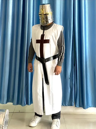 Vista 5 de Medieval-LARP-Reenactment-Viking-Battle Ready Cinturón de cuero negro envolvente alrededor de los caballeros de 2 pulgadas de ancho, Negro