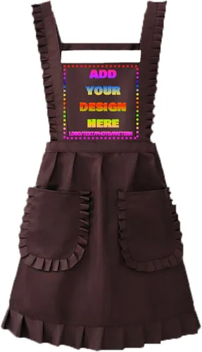 Vista 8 de Delantal personalizado personalizado para mujeres/hombres, delantales de cocina ajustables para estilistas de peluquería, delantales impermeables