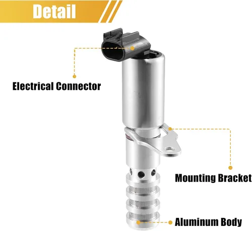 Vista 5 de X AUTOHAUX 12615873 12602516 Válvula variable VVT válvula de control de aceite para GMC Envoy 4.2L 2002-2009 para GMC Envoy XL 4.2L 2002 2003 2004