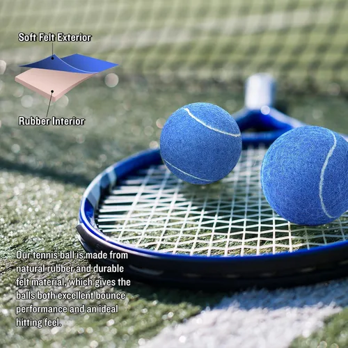 Vista 3 de Tennis Balls, High Bounce for Practice and Dog Play
