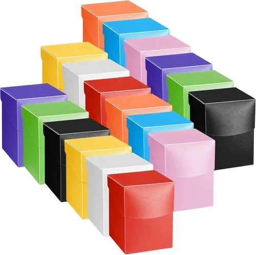 Vista 10 de Deekin 18 paquetes de cajas de cartas de baraja, caja de almacenamiento de tarjetas de juego, estuche de transporte de tarjetas para suministros