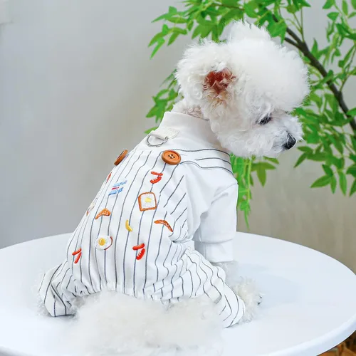 Vista 20 de Ropa de invierno para perros, overoles elegantes para mascotas para perros pequeños y medianos, lindo mono para cachorros, ropa clásica para perros