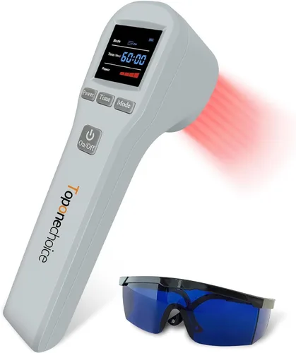 Vista 10 de Dispositivo de terapia de luz roja - 4x808nm+16x650nm Terapia de luz infrarroja cercana para alivio del dolor muscular articular, terapia infrarroja