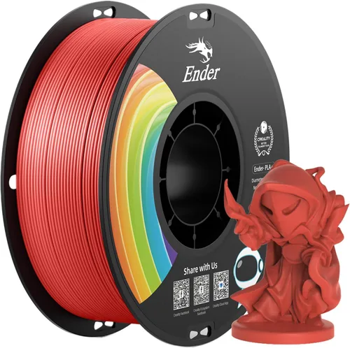 Vista 19 de Creality PLA Plus - Filamento de 1/16”, resistencia PLA Pro mejorada, precisión dimensional de +/- 0.03 mm, carrete de 2.2 libras, filamento Ender