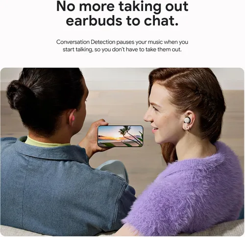 Vista 5 de Google Pixel Buds Pro 2 - Auriculares inalámbricos con cancelación activa de ruido - Auriculares Bluetooth - Porcelana (renovado)