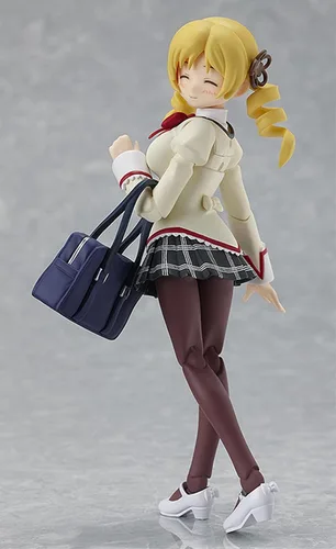 Vista 4 de Good Smile Puella Magi Madoka Magica: Mami Tomoe "Uniforme escolar" Figma figura de acción