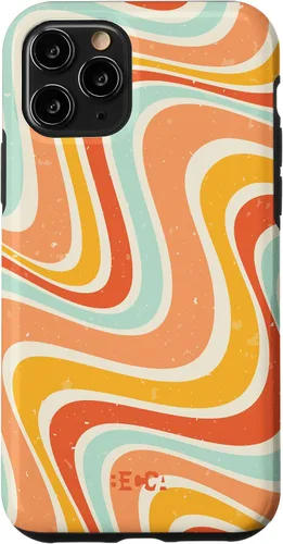 Vista 29 de Retro Groovy Liquid Swirl Hippie 70's 80's Psychedelic Phone Case para iPhone 17