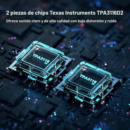 Vista 4 de Fosi Audio BT20A - Amplificador estéreo Bluetooth, amplificadores de componentes de audio para el hogar de 2 canales para altavoces pasivos, mini