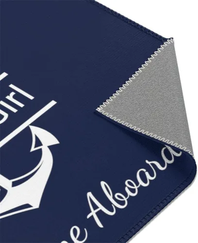 Vista 5 de Tapete de bienvenida a bordo para barcos, alfombra de bienvenida personalizada a bordo, alfombra de barco personalizada, regalo náutico, decoración