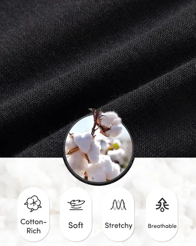 Vista 2 de Domee Pantalones cortos de ciclismo para niñas, para debajo de los vestidos, leggings cortos de algodón, paquete de 3