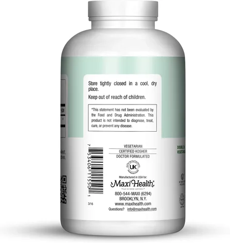 Vista 3 de Maxi Health Cápsulas vacías "00", 500 unidades, vegetarianas - Kosher
