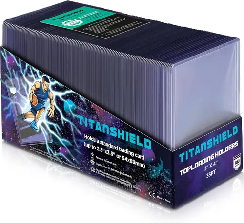 Vista 9 de TitanShield Fundas Protectoras Toploaders de Carga Superior Sin Costuras de Calidad Platinum de 3"x4" para Tarjetas Coleccionables Compatibles
