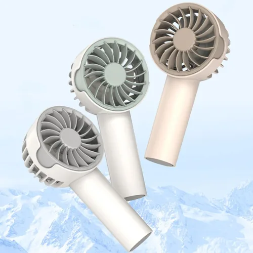 Vista 4 de MOVEX Mini ventilador de mano portátil recargable, 3 velocidades de refrigeración personal USB, ventilador de viaje ligero de bolsillo para verano