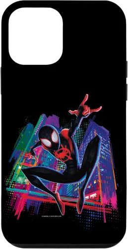 Vista 16 de Marvel Spider-Man Miles Morales Graffiti City - Carcasa para iPhone 17