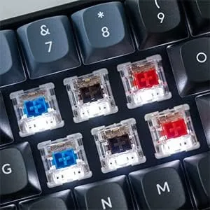 Vista 9 de Keychron K6 Pro Teclado mecánico inalámbrico personalizado, macro programable QMKVIA, teclado de interruptor marrón Keychron K Pro intercambiable