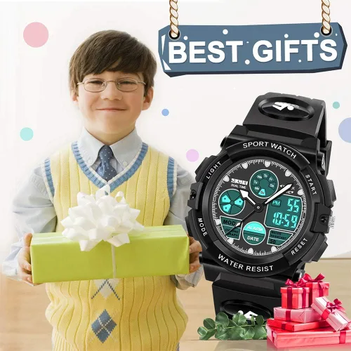 Vista 7 de Dodosky Juguetes para niños de 5 a 12 años, relojes deportivos digitales impermeables LED 50M para niños, regalos de cumpleaños, regalos para niños