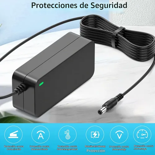 Vista 5 de Cable de alimentación para bicicleta estática Peloton 12V4.17A AC/DC Adaptador de repuesto Peloton bicicleta estática Modelo: PLTN-RB1VO PLTN-RB1V1