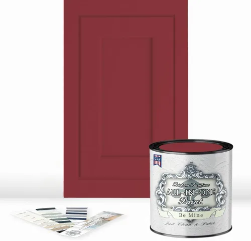 Vista 168 de Pintura TODO EN UNO, Abbey (gris cálido), Muestra de 8oz - Pintura duradera para gabinetes y muebles. Imprimación y capa superior incorporadas,