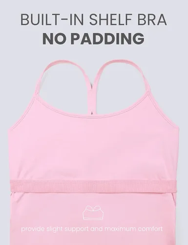 Vista 3 de CRZ YOGA Butterluxe - Camiseta sin mangas de maternidad con espalda en Y para mujer, fruncida, básica, sin mangas, atlética, para yoga