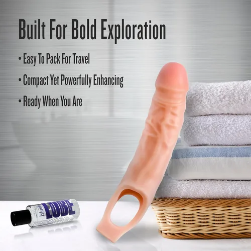 Vista 2 de Blush Novelties, Performance - Extensor de vaina de pene ultra suave X5 Plus de 9 pulgadas – Extiende tu pene de 0.5 pulgadas – Grosor hasta 1.5
