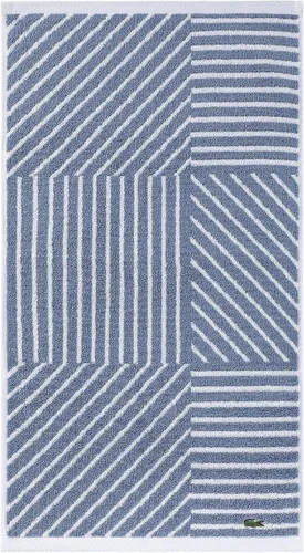 Vista 22 de Lacoste Guethary - Toalla de baño 100% algodón a rayas, aloe, 30 x 54