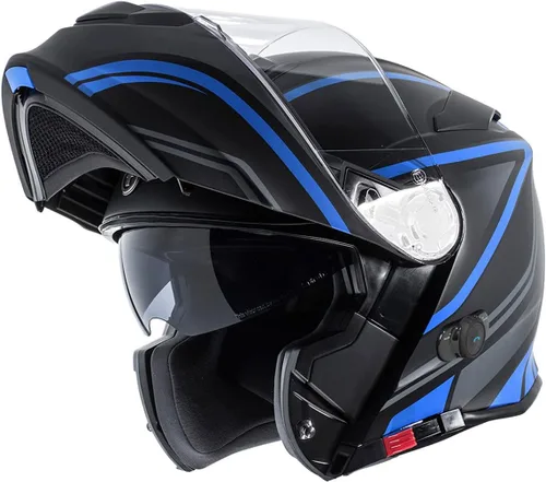 Vista 7 de Torc T-28B - Casco modular Bluetooth Dark Star