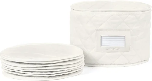 Vista 10 de Covermates Keepsakes - Juego de 4 separadores acolchados - Protección contra arañazos y roturas - Resistente a las manchas - Lavable a máquina