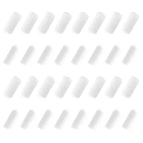 Vista 8 de Bonsicoky Tapas redondas de PVC 1/4" (6 mm) ID Negro 30