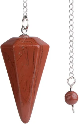 Vista 12 de Justinstones - Dije de piedras preciosas con cristales de roca hexagonales en punta reiki chakra