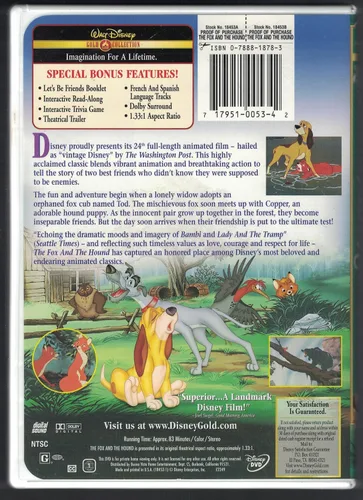Vista 2 de The Fox and the Hound (Disney Gold Classic Collection) [DVD]
